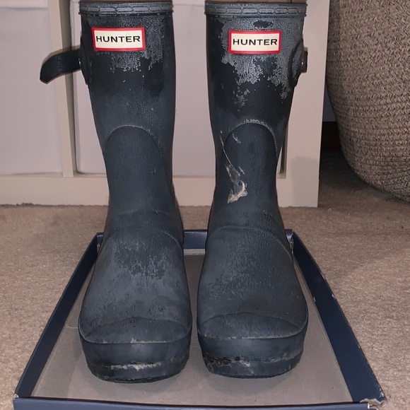 Hunter Shoes - Size 8 worn hunter boots